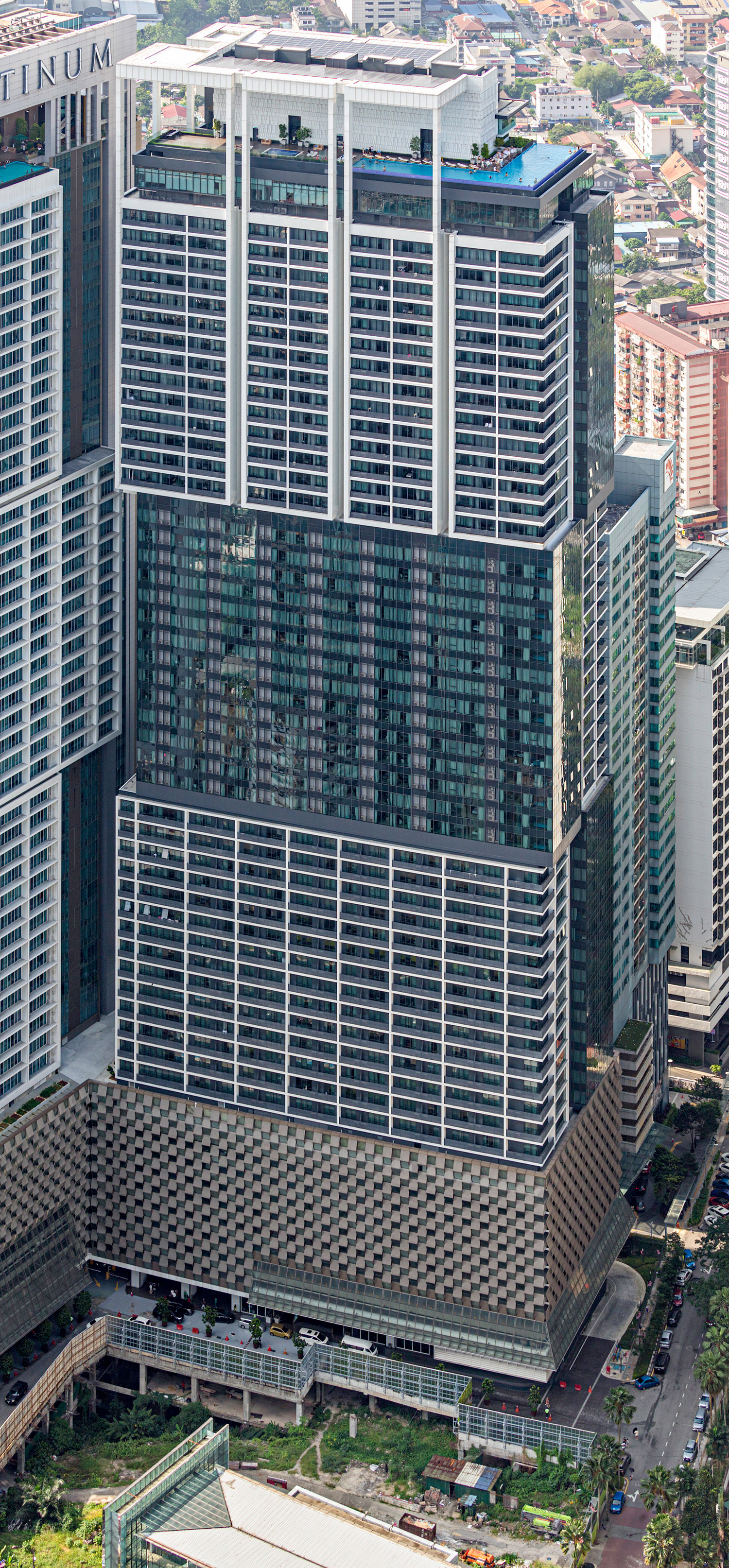 The FACE Victory Suites, Kuala Lumpur - View from KL Tower. © Mathias Beinling